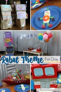 Free Printables & Robot crafts for kids. Robot Masks, Robot color pages, Robot book, Robot finger puppets, & more for your Robot Theme Fun Friday