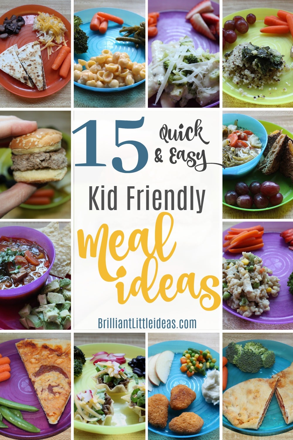 15 Quick & Easy Kid Friendly Meal Ideas | Brilliant Little Ideas