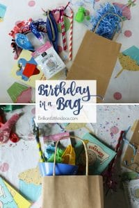The Birthday Bag is an cheap gift for your students or Sunday school or daycare kids that make them feel special. quick gift, easy gift, for kids