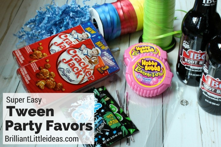 Super Easy Tween Party Favors are great for almost all ages from little kids to teens and even adults. Cheap Birthday Party Favor or great for a pool party.