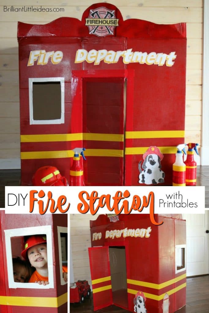 DIY Fire Station with Printables | Brilliant Little Ideas