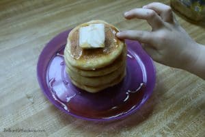 Craving homemade pancakes? Try this Easy Fluffy Pancakes for Kids. This recipe is a freezer friendly breakfast that we cant live without at my house.