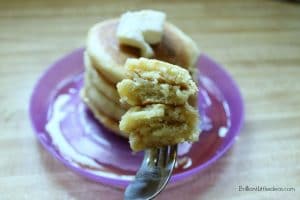 Craving homemade pancakes? Try this Easy Fluffy Pancakes for Kids. This recipe is a freezer friendly breakfast that we cant live without at my house.
