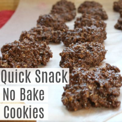 Easy Afternoon Snack- No Bake Cookies