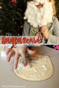 Your kids will love making their own Santa beard for Christmas. Choose from 3 printable sizes. Great Christmas craft for classrooms. #Christmas #kidfun