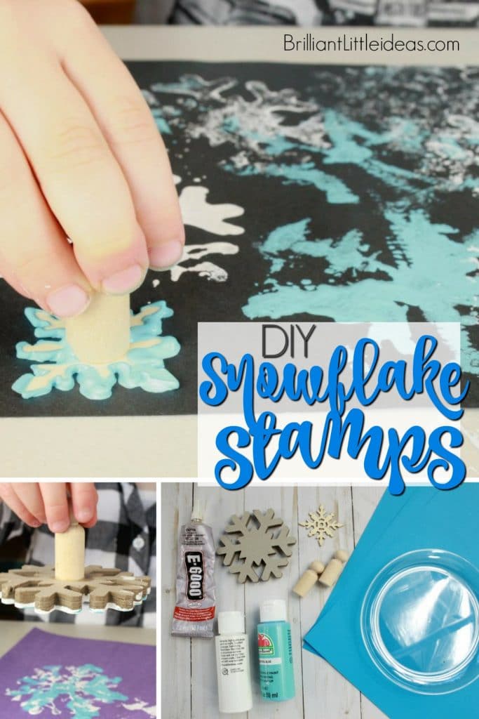 DIY Snowflake Stamps | Brilliant Little Ideas