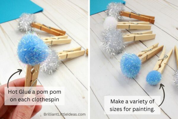 Easy Indoor Snowball Painting -Winter Craft for Kids | Brilliant Little ...