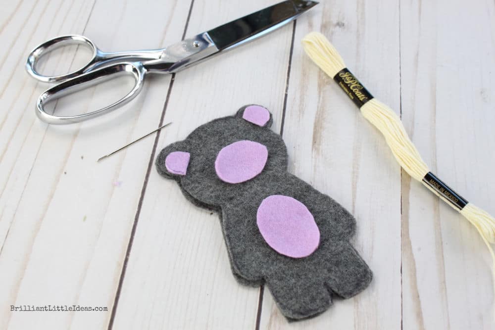 felt teddy bear pattern