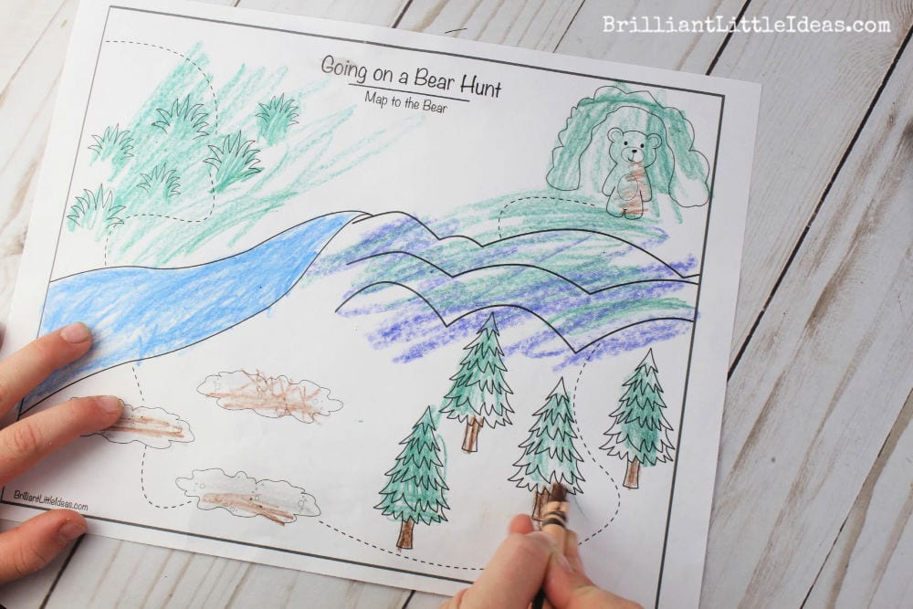 Download Going on a Bear Hunt Printable Map | Brilliant Little Ideas