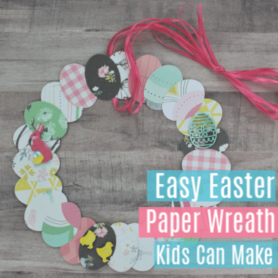 Easy Easter Paper Wreaths for Kids