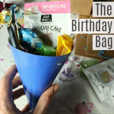 The Birthday in a Bag -Easy Birthday Ideas for Kids & Students