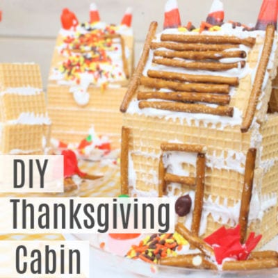 Thanksgiving Cabin -Fall Gingerbread House Recipe