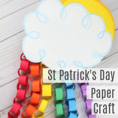 St Patrick’s Day Paper Craft Rainbow