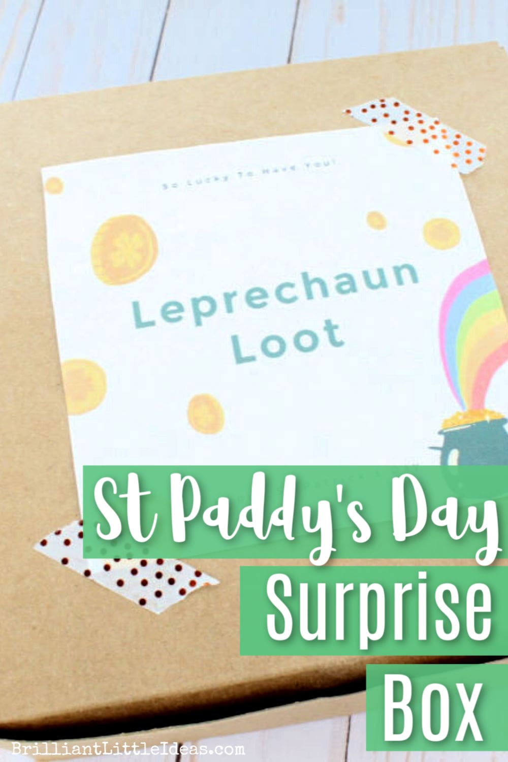 Leprechaun Loot -St Patricks Day Treat Box