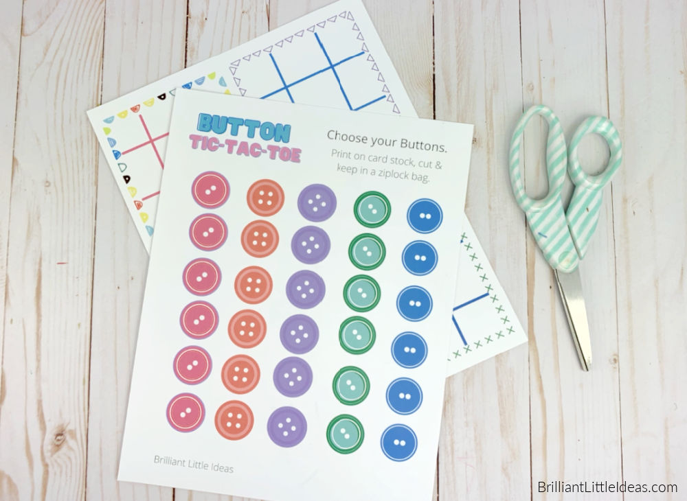 Craftaholics Anonymous®  DIY Pocket Tic Tac Toe Game with Printable