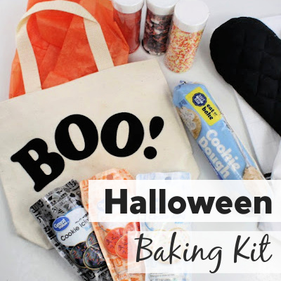 Halloween Baking Kit Gift Basket Ideas for Kids