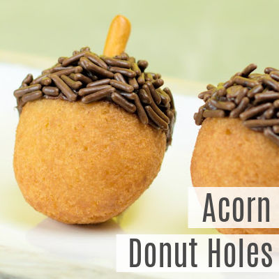Easy Acorn Donut Holes Recipe Kids Can Make