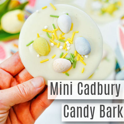 Mini Cadbury Egg Easter Candy Bark