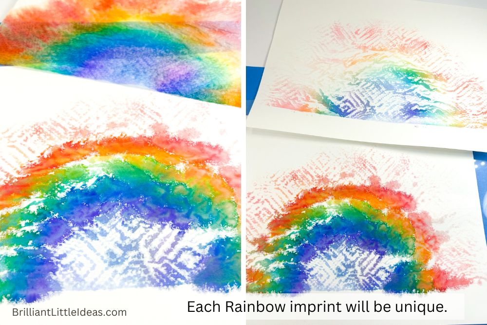 Easy Rainbow Art Activity with Paper Towels & Markers