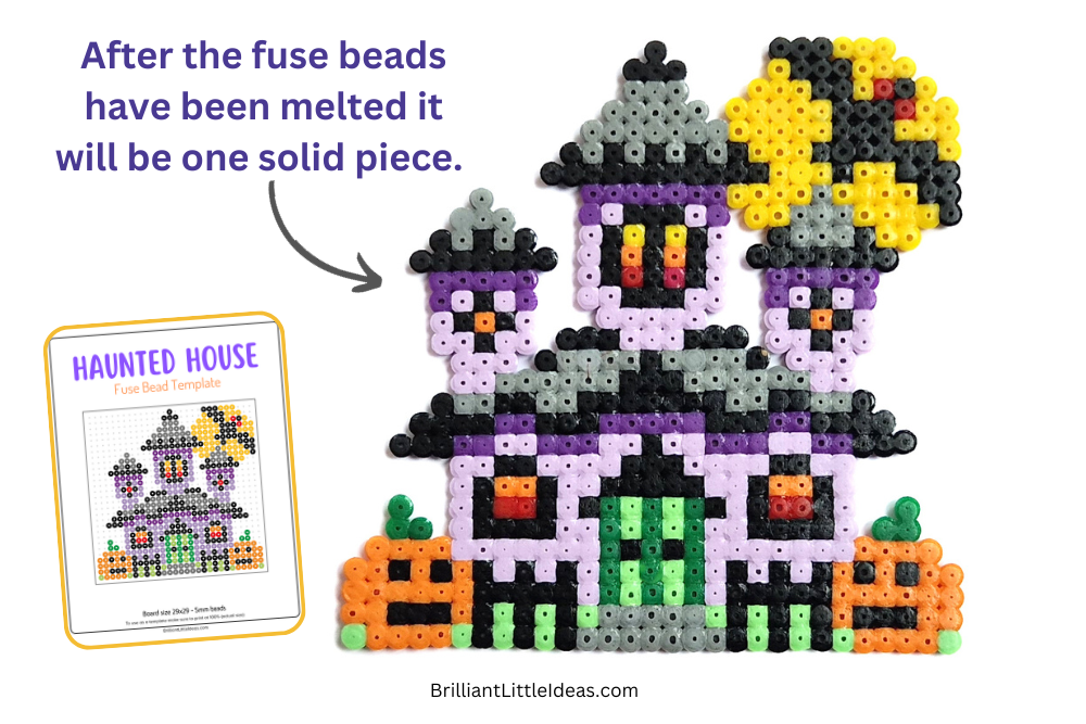 Perler Fused Bead Pegboard Set Shapes Large, 5 Pieces 